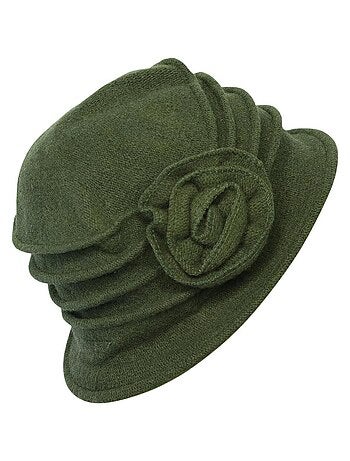 chapeau cloche 100% laine