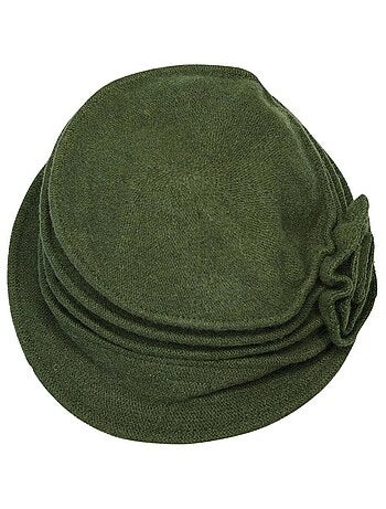 chapeau cloche 100% laine