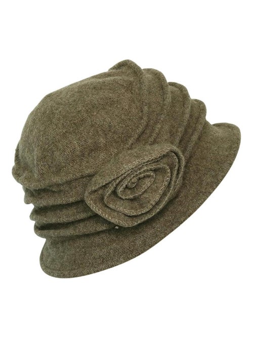 chapeau cloche 100% laine - Kiabi