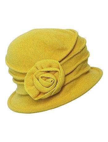 chapeau cloche 100% laine