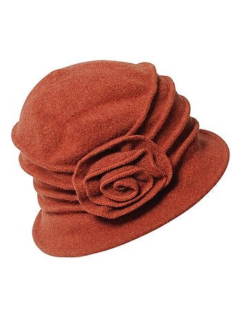 chapeau cloche 100% laine
