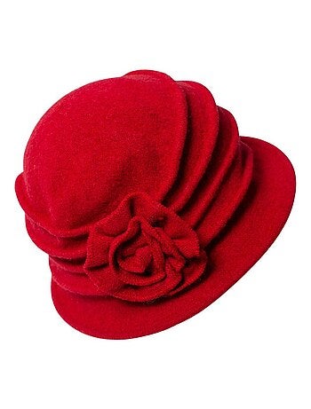 chapeau cloche 100% laine