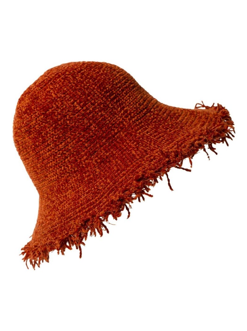 Chapeau cloche AMIYA Orange clémentine - Kiabi