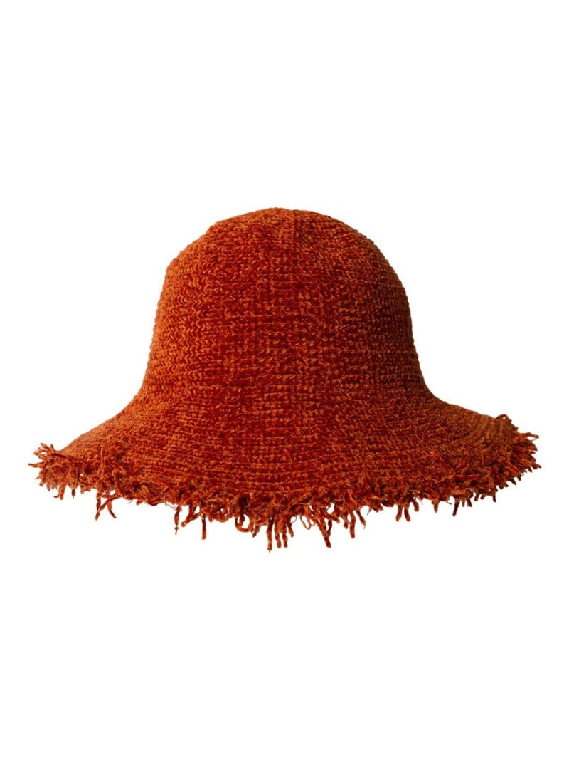 Chapeau cloche AMIYA Orange clémentine - Kiabi