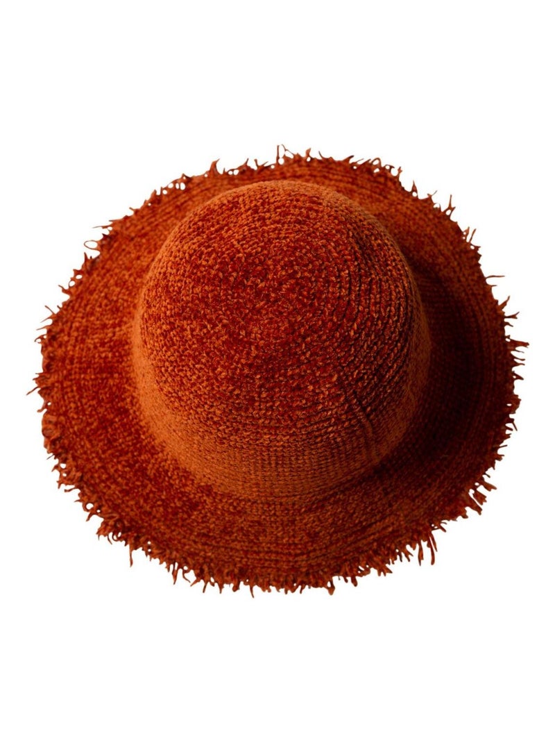 Chapeau cloche AMIYA Orange clémentine - Kiabi