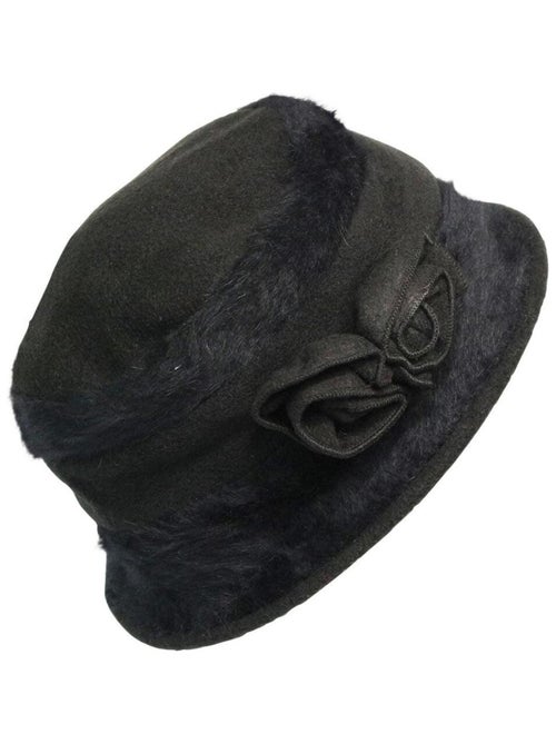 Chapeau cloche bi color ANNA - Kiabi