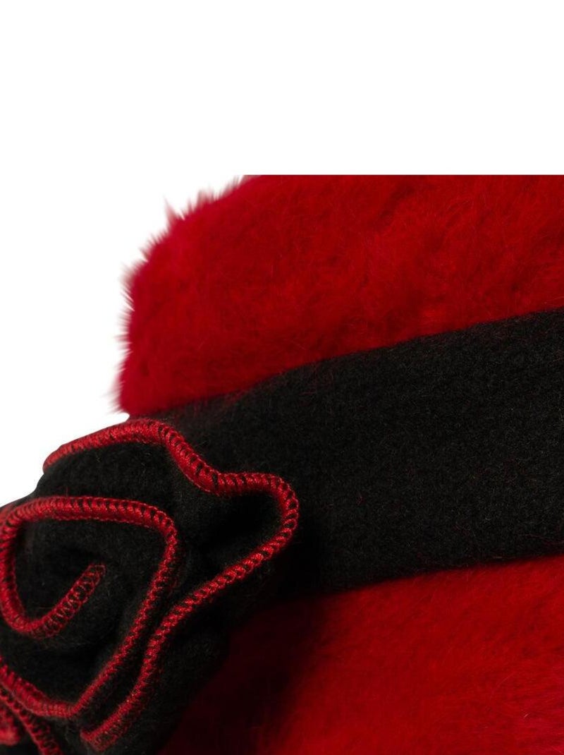 Chapeau cloche bi color ANNA Rouge - Kiabi