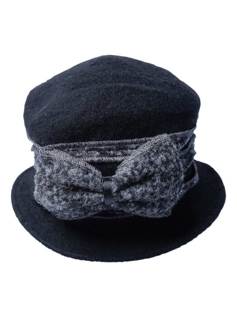 Chapeau cloche CERINE Noir - Kiabi