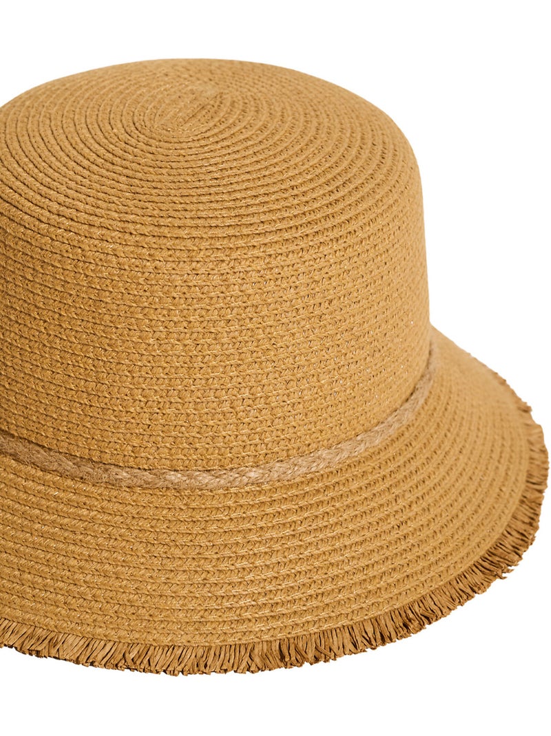 Chapeau cloche de plage flexible Pamela Beige - Kiabi