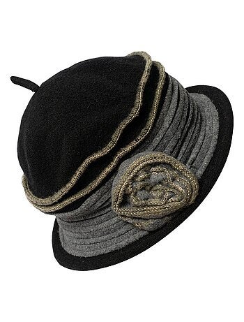 Chapeau cloche en laine FAUSTINE