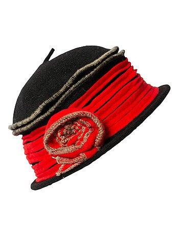 Chapeau cloche en laine FAUSTINE