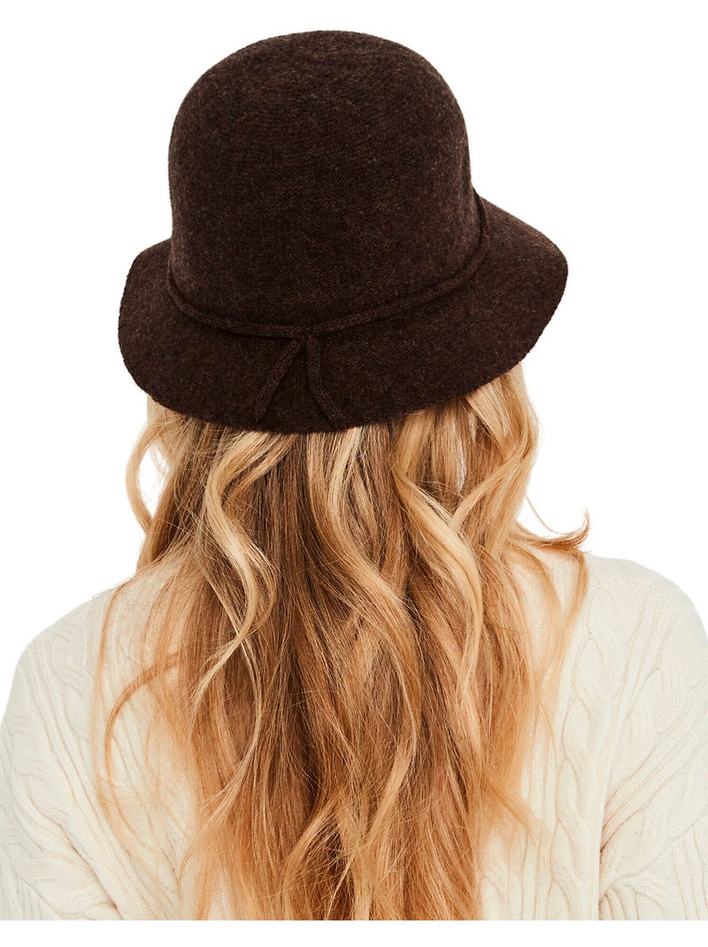 Chapeau cloche en laine pc2 Marron - Kiabi