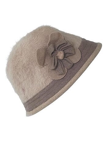 Chapeau cloche fleur AITANA