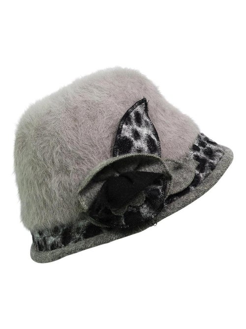 Chapeau cloche Léopard ADELLA - Kiabi
