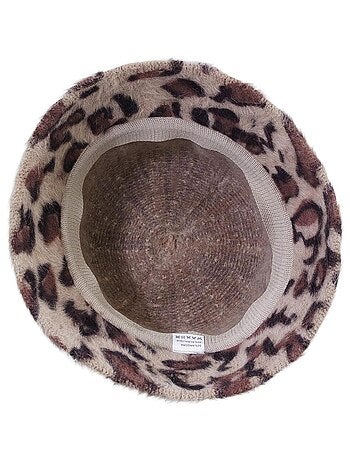 Chapeau cloche léopard ALEGRIA