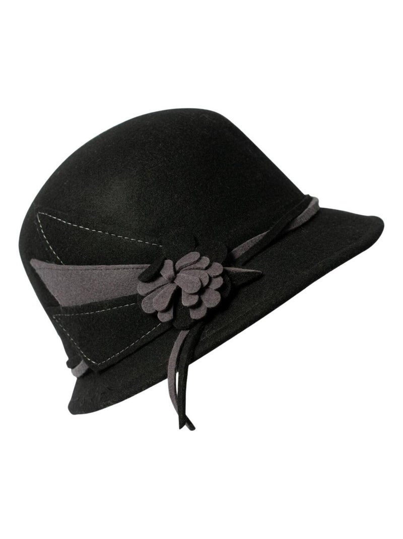 Chapeau clôche  NOUR Noir - Kiabi
