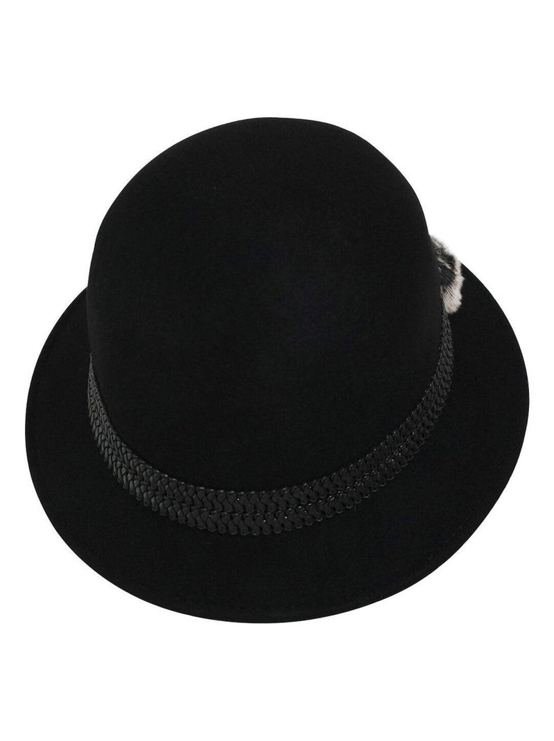 Chapeau cloche PHYLIS Noir - Kiabi