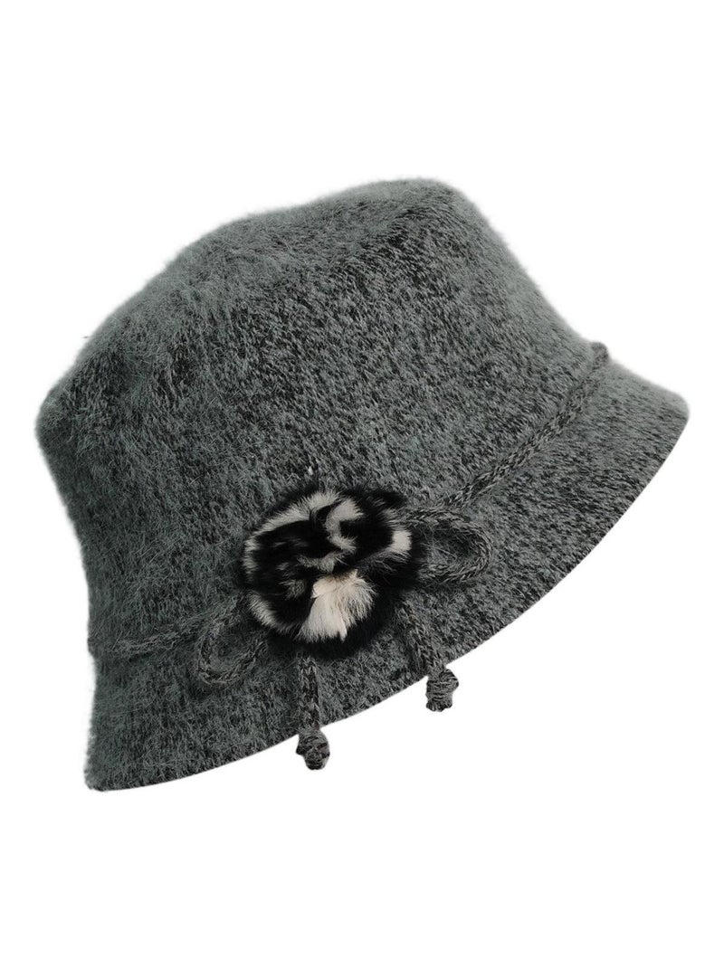 Chapeau cloche TILLA Gris - Kiabi