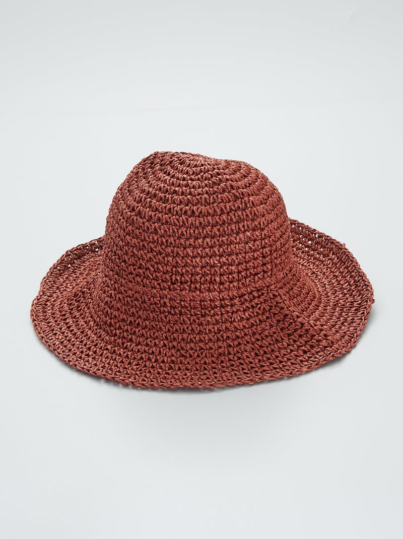 Chapeau cloche uni Terracotta - Kiabi
