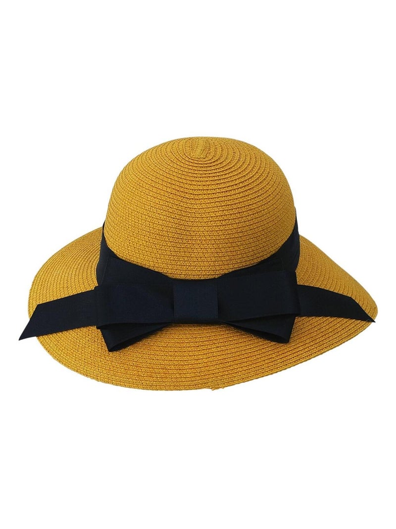Chapeau cloche VALSA Jaune moutarde - Kiabi