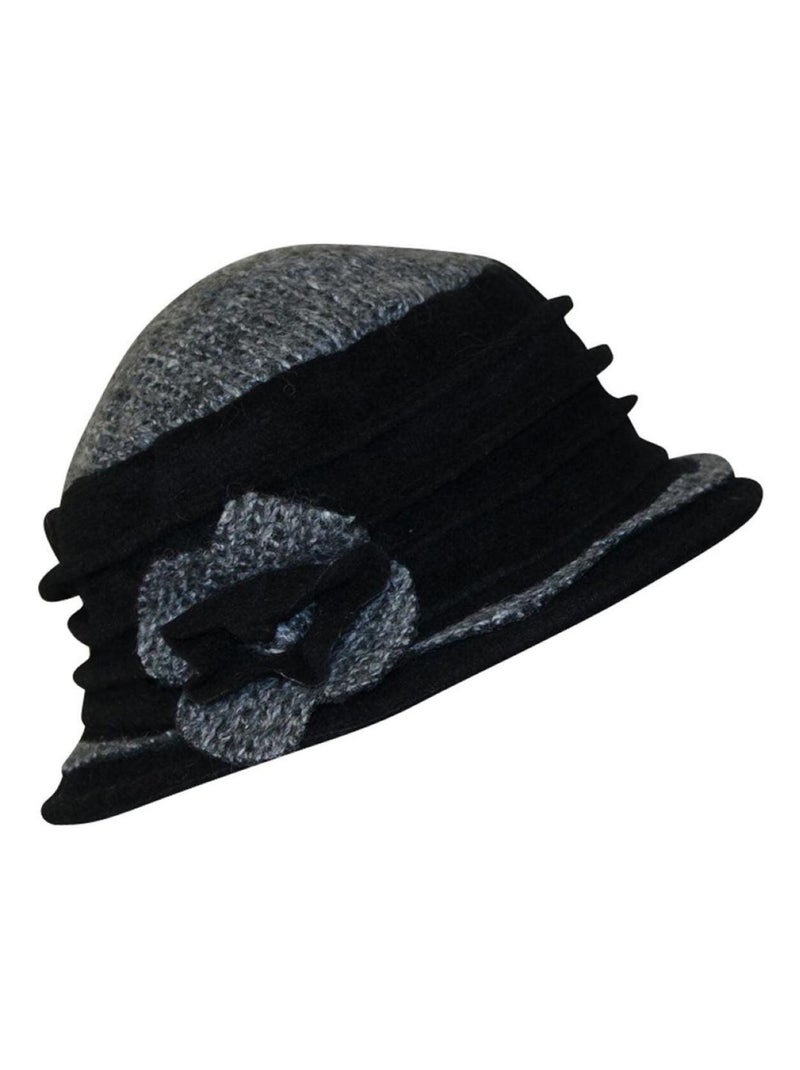 Chapeau cloche ZOE Noir - Kiabi