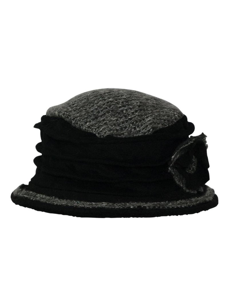 Chapeau cloche ZOE Noir - Kiabi