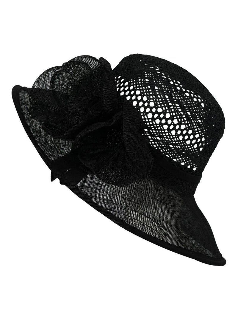 Chapeau de cérémonie ESTHER Noir - Kiabi