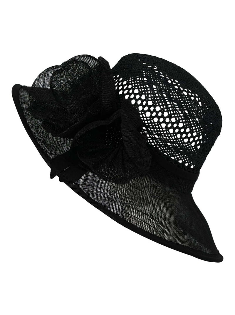 Chapeau de cérémonie ESTHER Noir - Kiabi