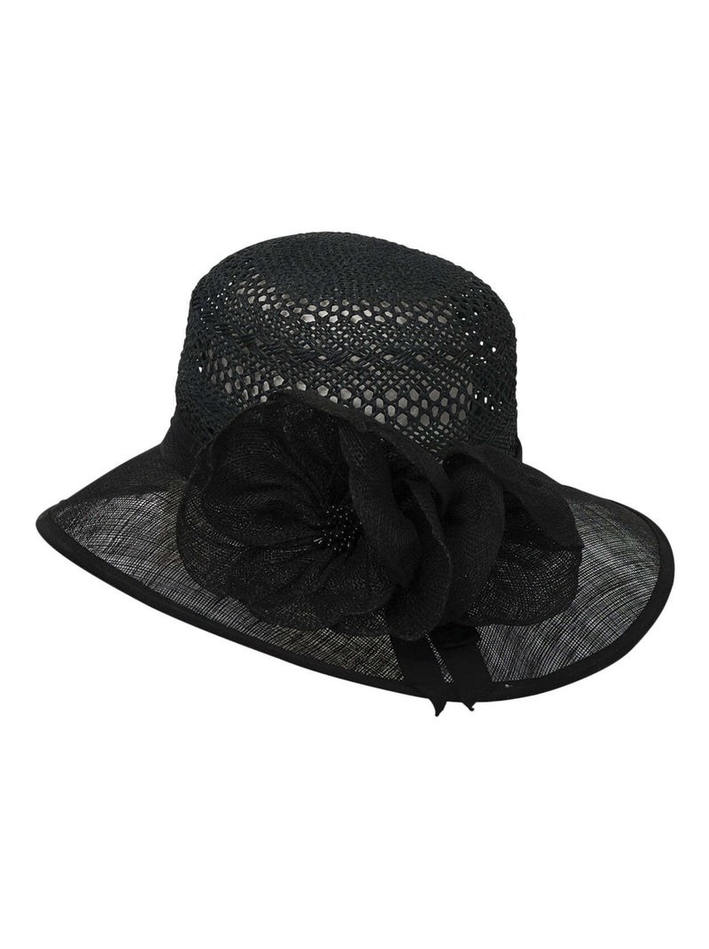 Chapeau de cérémonie ESTHER Noir - Kiabi