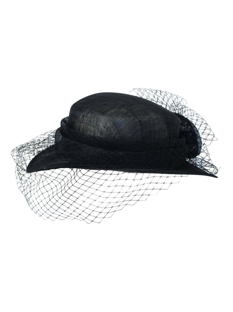 Chapeau de cérémonie MINA Bleu marine - Kiabi