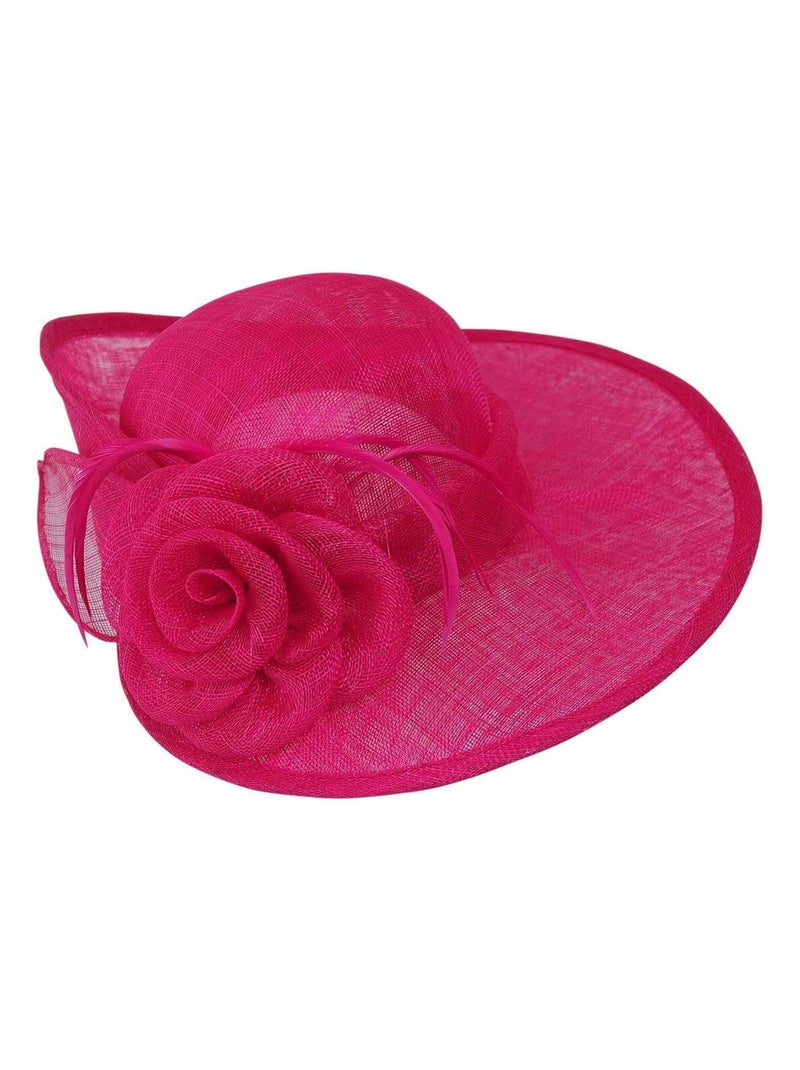 Chapeau de cérémonie MONA LISA Rose fushia - Kiabi