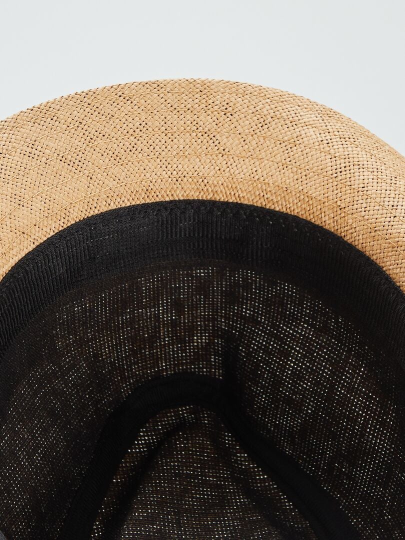 Chapeau De Paille Beige Kiabi