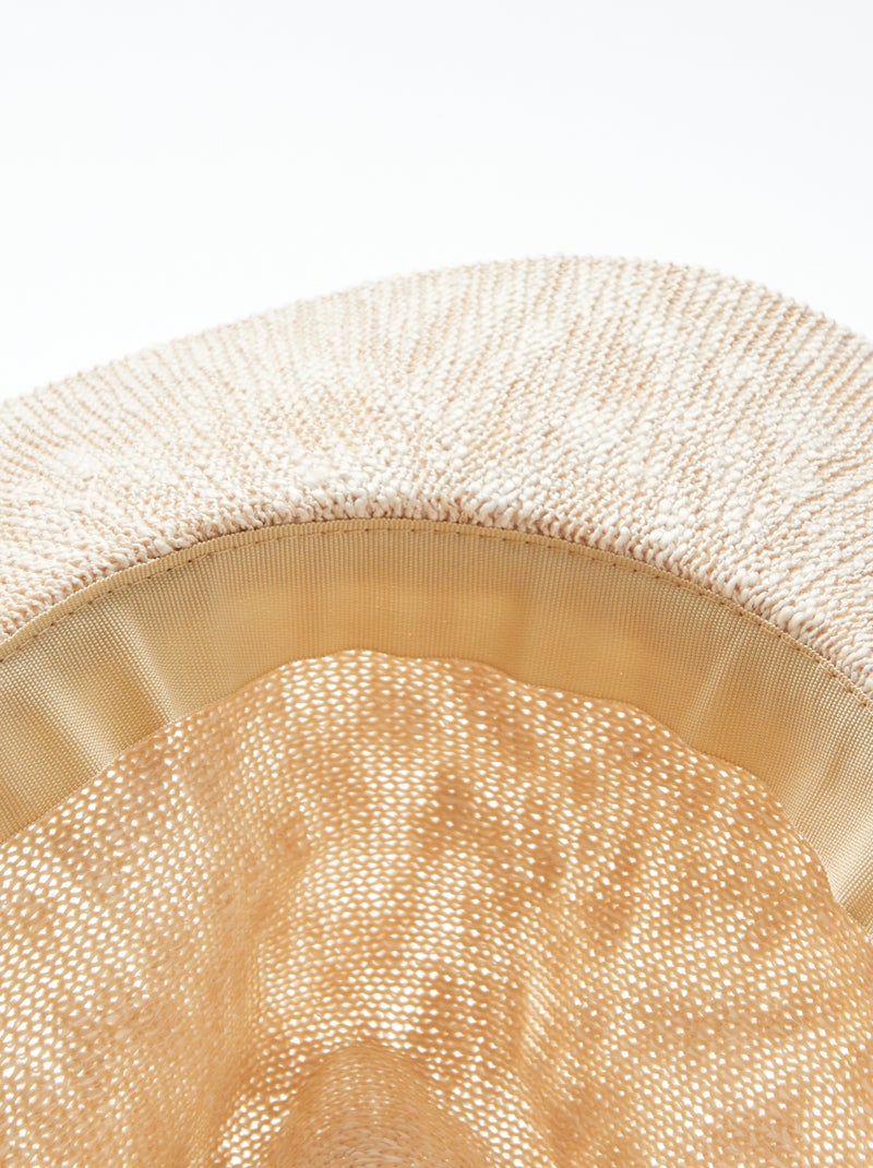 Chapeau de paille BEIGE - Kiabi