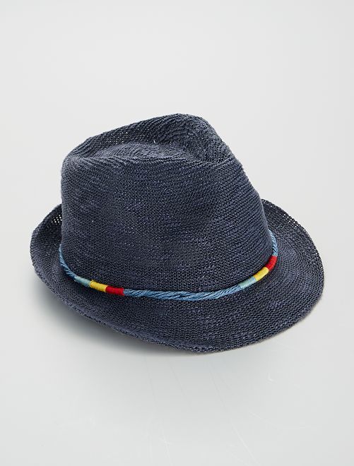 Chapeau de paille                             bleu 
