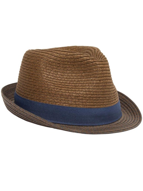 Chapeau de Paille Marron   - ATLAS FOR MEN - Kiabi