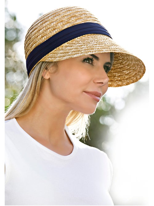 Chapeau de paille visière - Kiabi