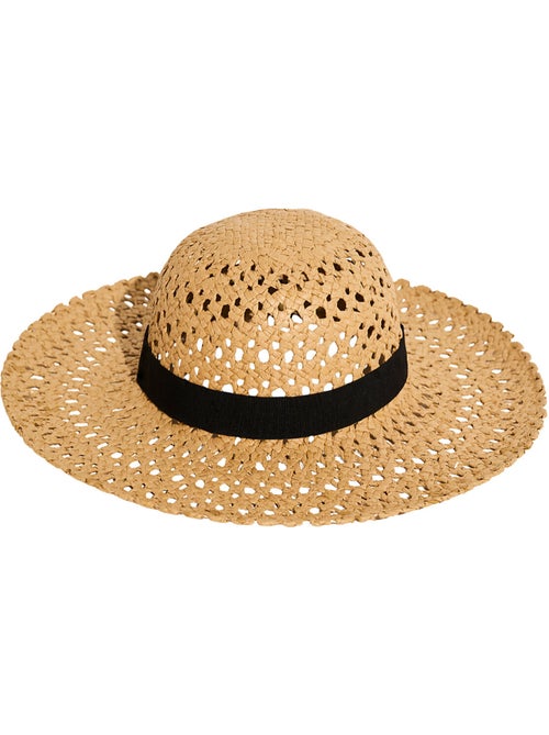 Chapeau de plage ajouré Pamela - Kiabi