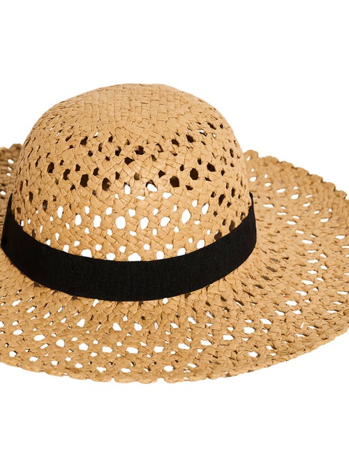 Chapeau de plage ajouré Pamela - Kiabi
