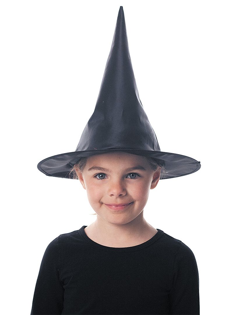 Chapeau de sorcière pour enfant - noir - Kiabi - 1.50€