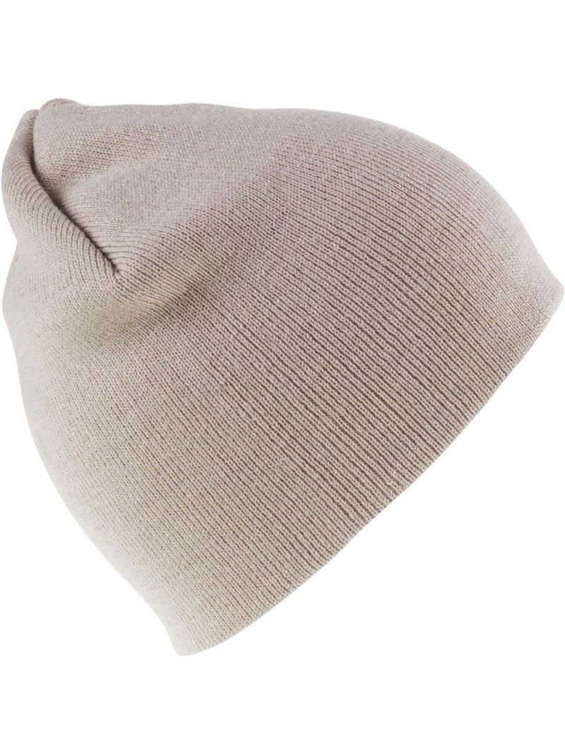 Chapeau d'hiver pull on soft feel acrylic - result Beige - Kiabi