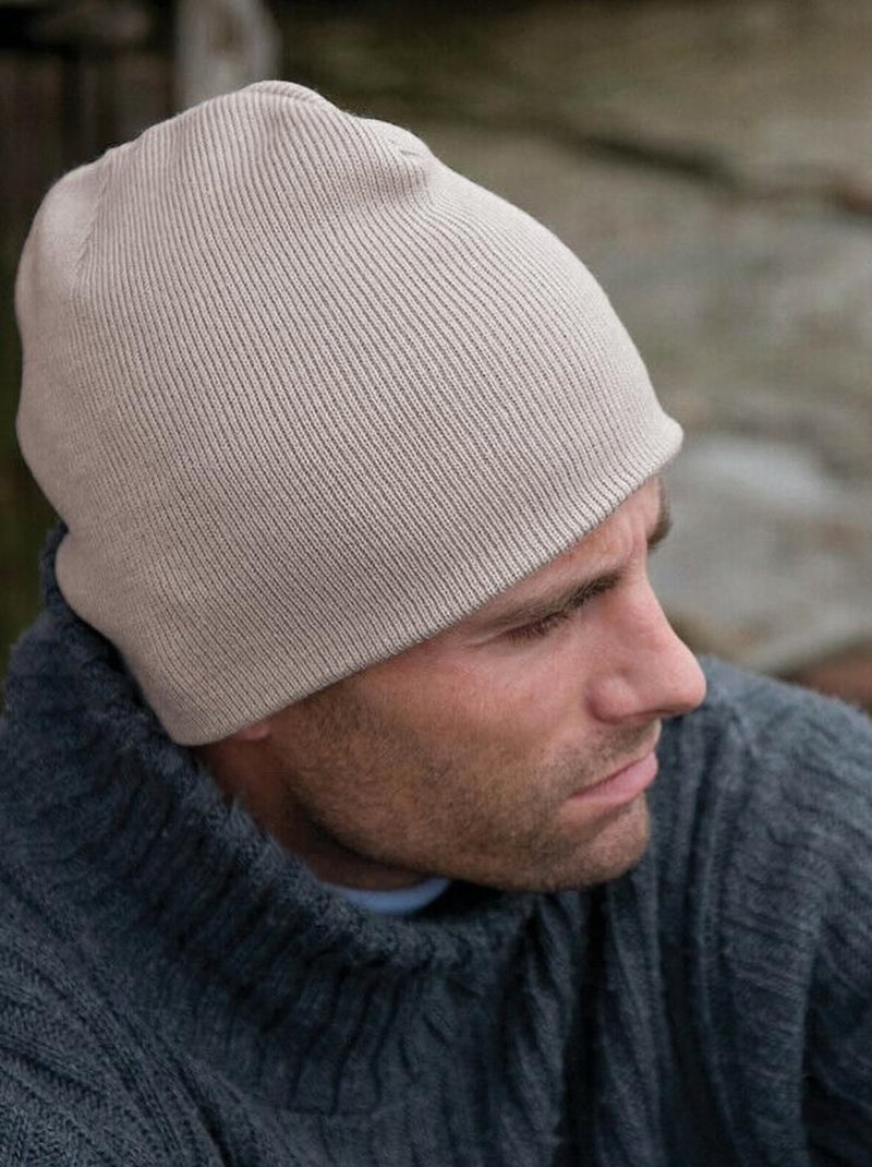 Chapeau d'hiver pull on soft feel acrylic - result Beige - Kiabi
