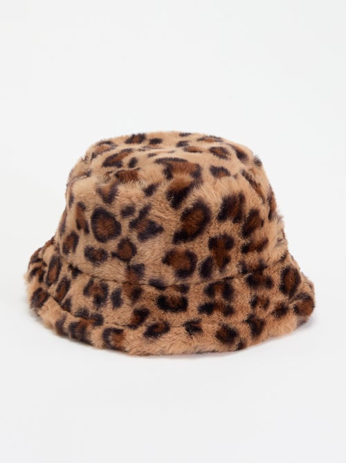 Chapeau en fourrure léopard - Kiabi Chapeau en fourrure léopard - Kiabi