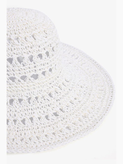 Chapeau en paille gaze penti - Kiabi Chapeau en paille gaze penti - Kiabi