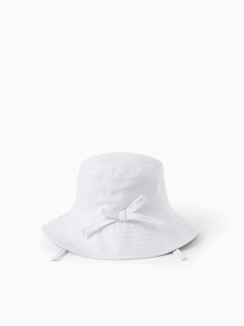 Chapeau en sergé avec nœud - Kiabi