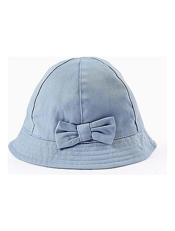 Chapeau en Sergé avec Nœud