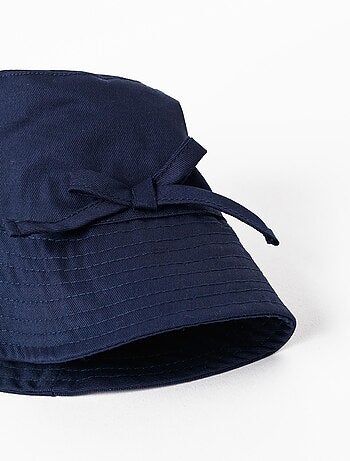 Chapeau en sergé avec nœud