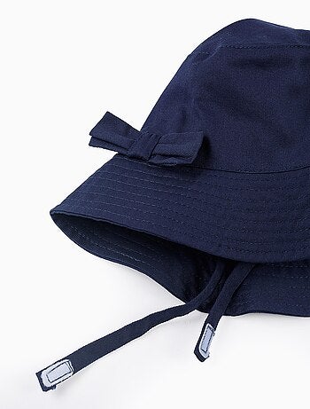 Chapeau en Sergé avec Nœud