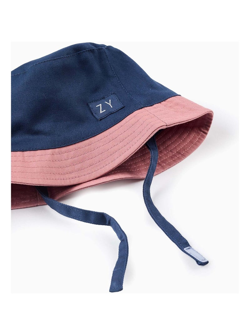 Chapeau en Serge Bicolore Rose - Kiabi