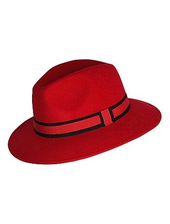 Chapeau fédora 100% laine MAJEUR