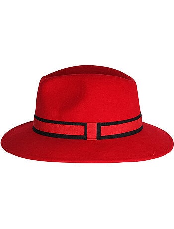 Chapeau fédora 100% laine MAJEUR